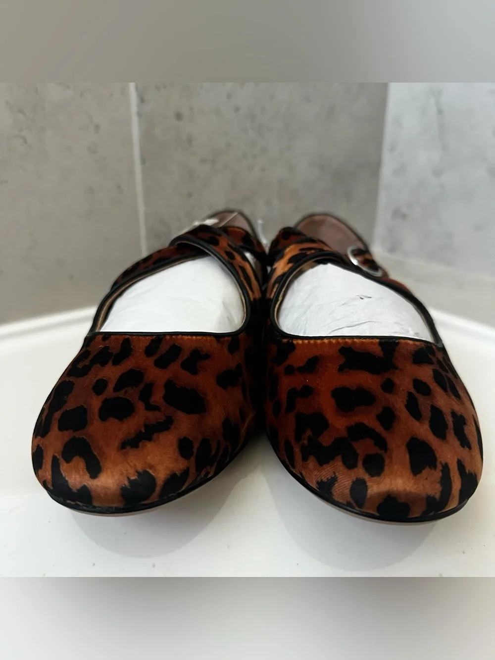 A New Day Women’s Leopard Print Mary Jane Flats Size 11